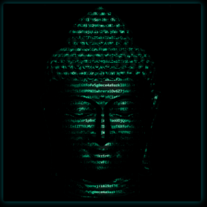 spooky cyber buddha image